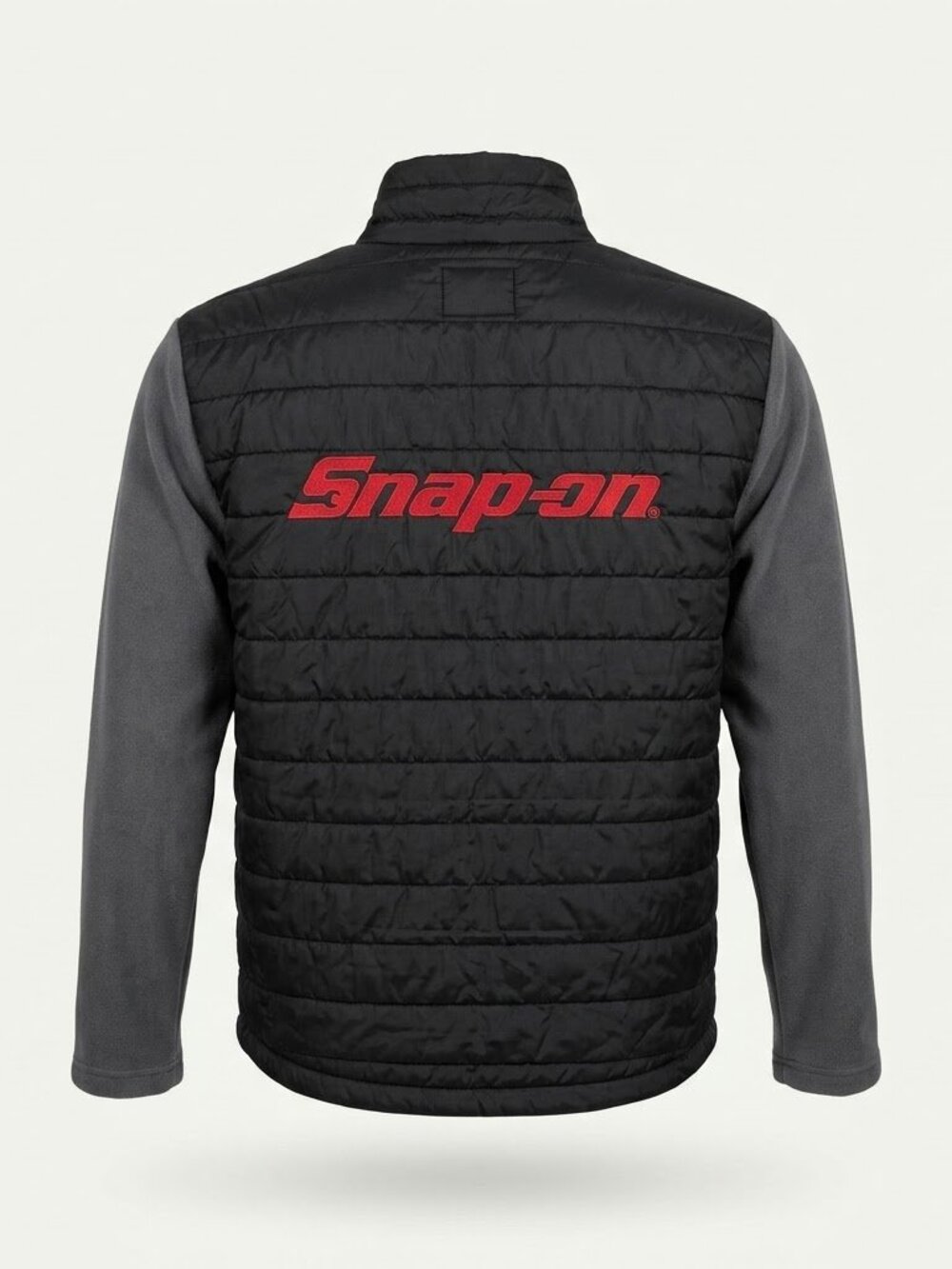 Snap-On Men's Black/Gray Hybrid Insulated Core Puffer Jacket - FW3092X